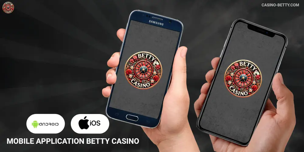 Mobile application Betty casino